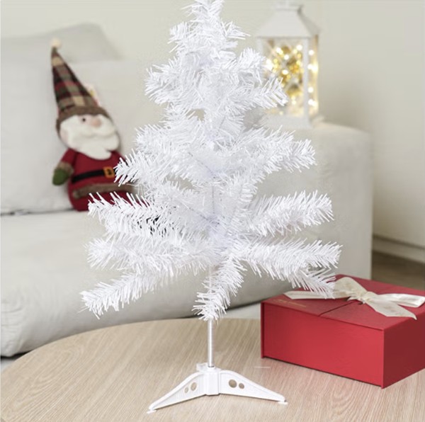 크리스마스앳홈 무장식 화이트 트리 60cm(품번:1066800) 사진=다이소공식홈페이지
