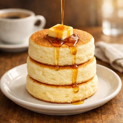 집에서 만드는 수플레 팬케이크 정석 레시피, 